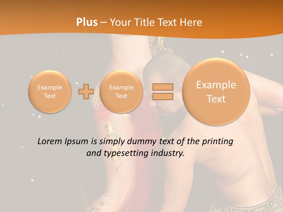 Sexy Lady Brunette PowerPoint Template