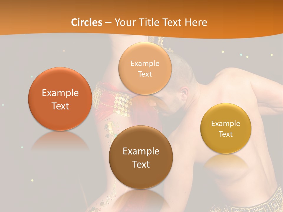 Sexy Lady Brunette PowerPoint Template