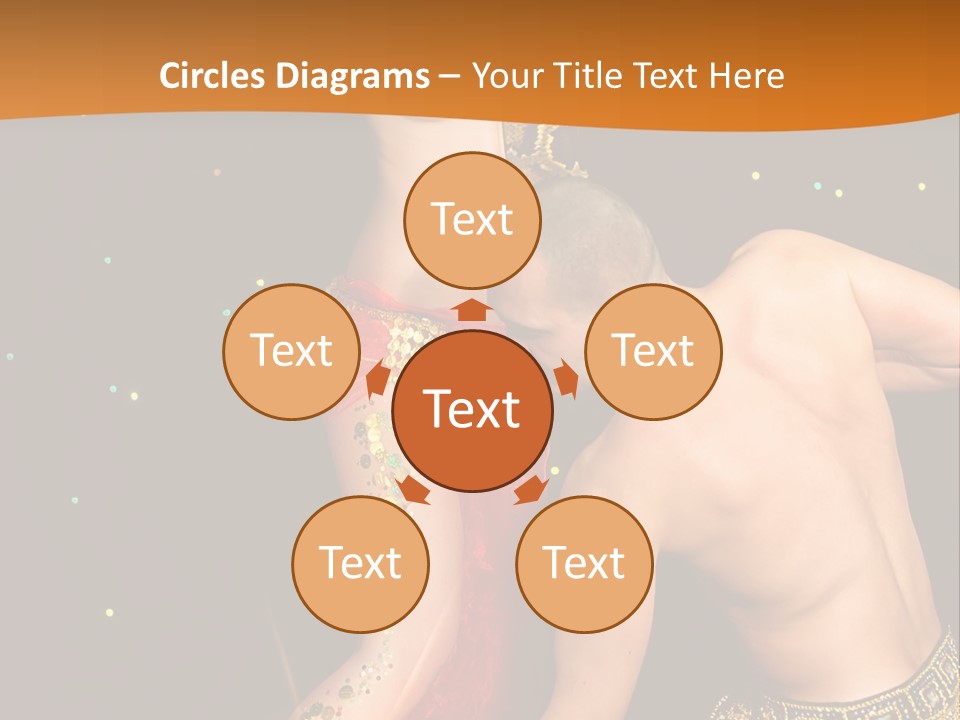 Sexy Lady Brunette PowerPoint Template