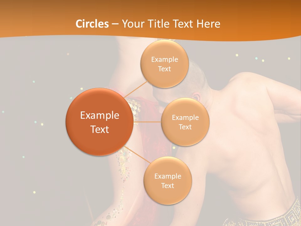 Sexy Lady Brunette PowerPoint Template