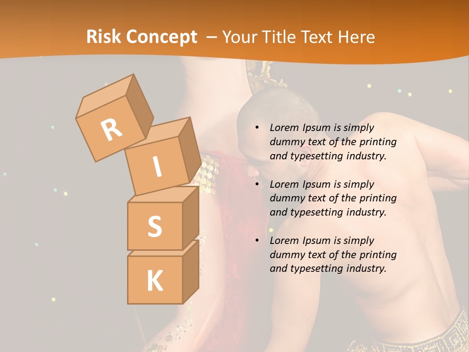 Sexy Lady Brunette PowerPoint Template