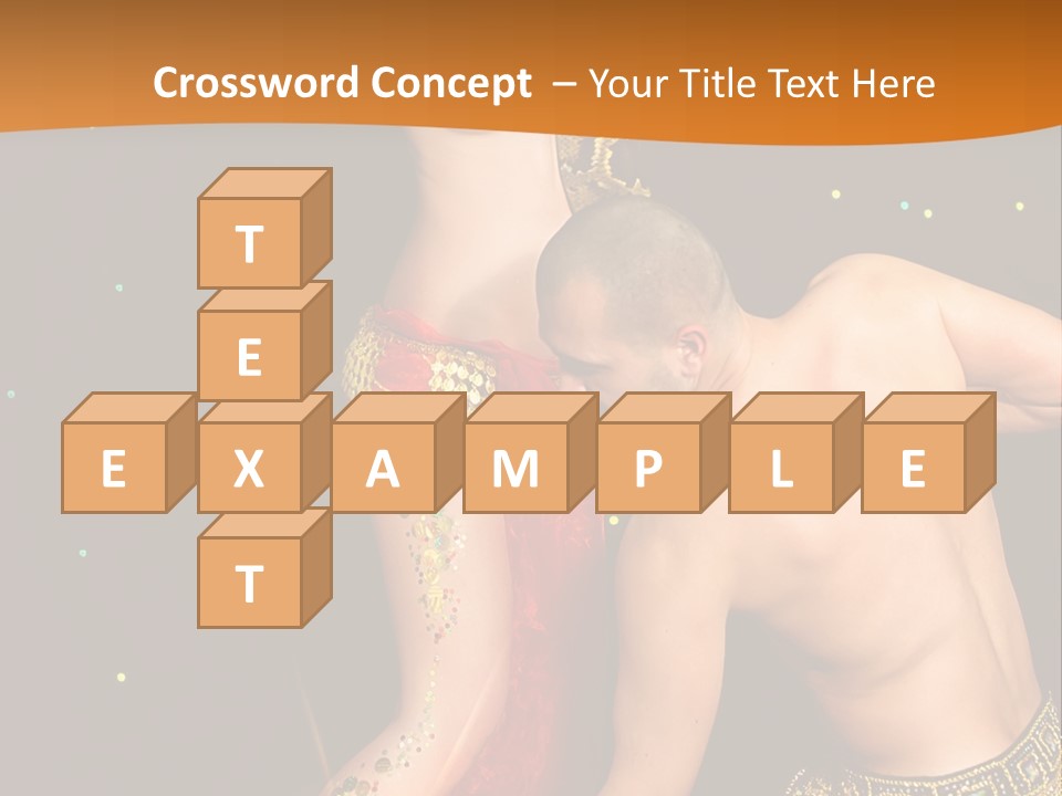 Sexy Lady Brunette PowerPoint Template