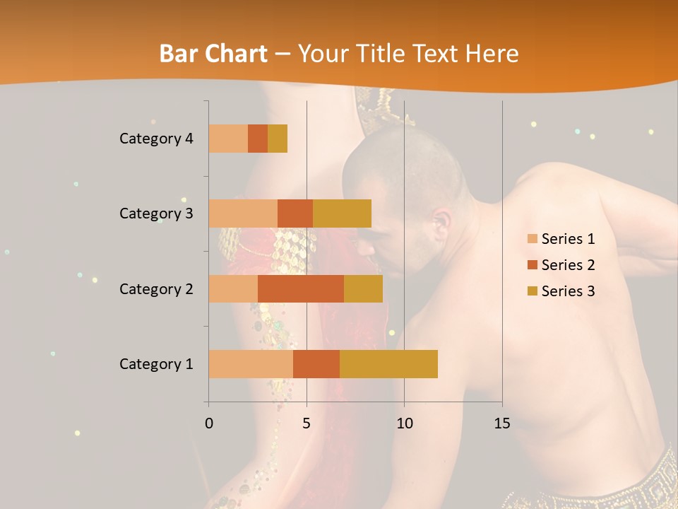 Sexy Lady Brunette PowerPoint Template