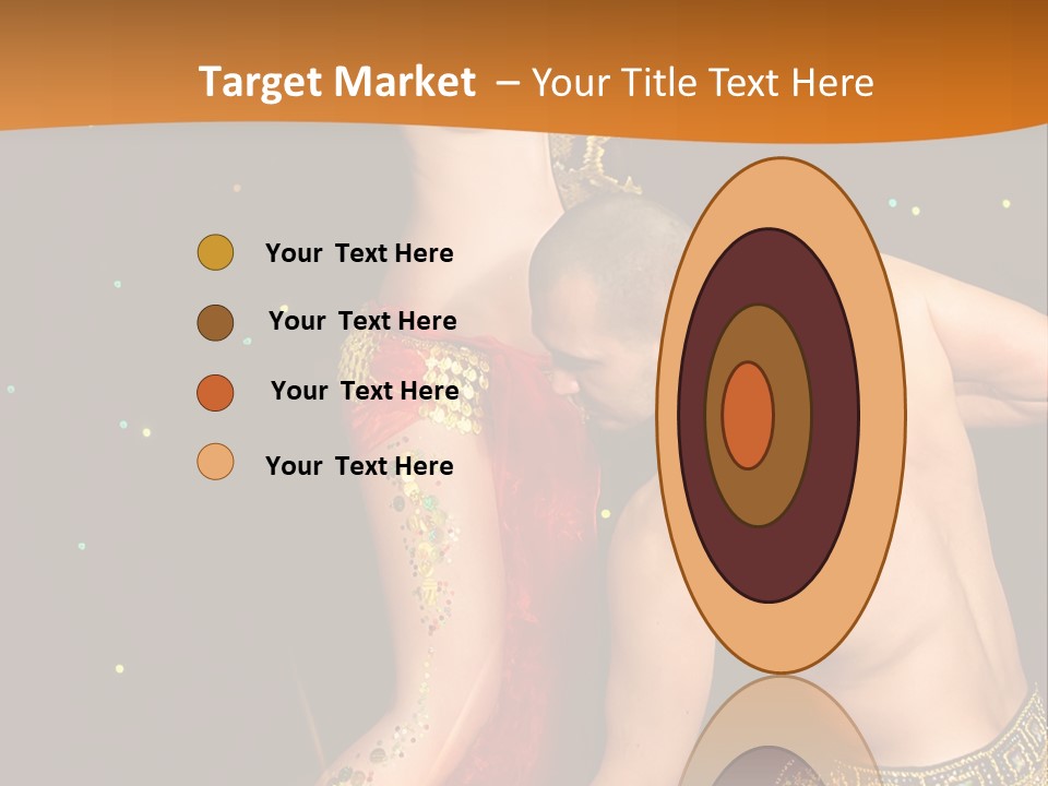 Sexy Lady Brunette PowerPoint Template