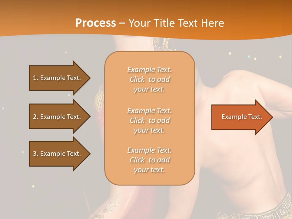 Sexy Lady Brunette PowerPoint Template