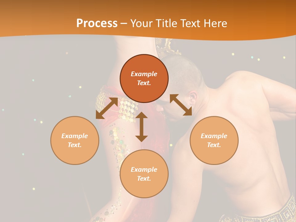 Sexy Lady Brunette PowerPoint Template