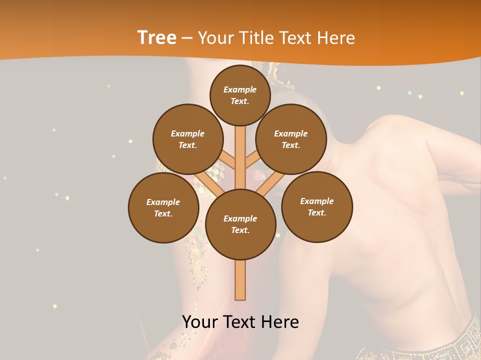 Sexy Lady Brunette PowerPoint Template