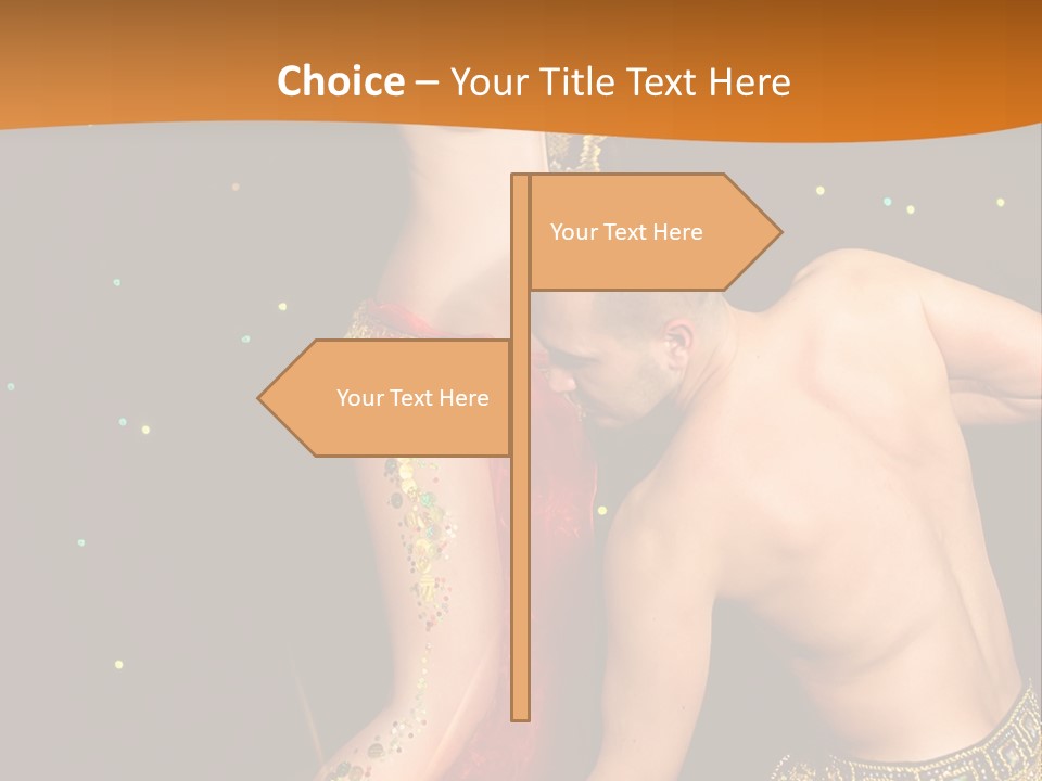 Sexy Lady Brunette PowerPoint Template