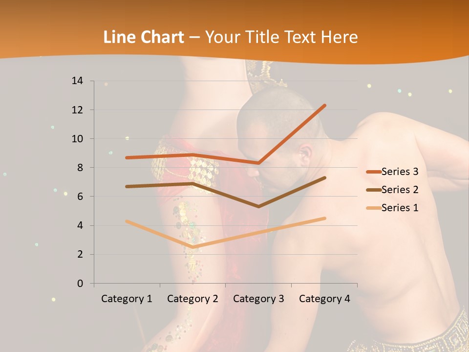 Sexy Lady Brunette PowerPoint Template