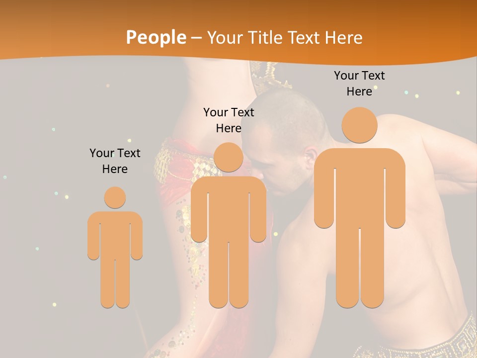 Sexy Lady Brunette PowerPoint Template