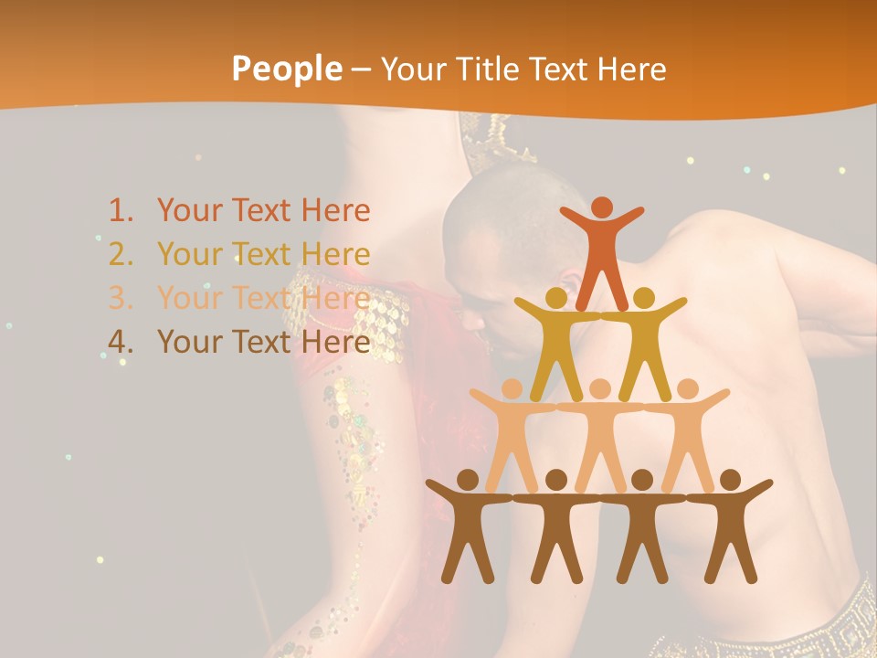 Sexy Lady Brunette PowerPoint Template