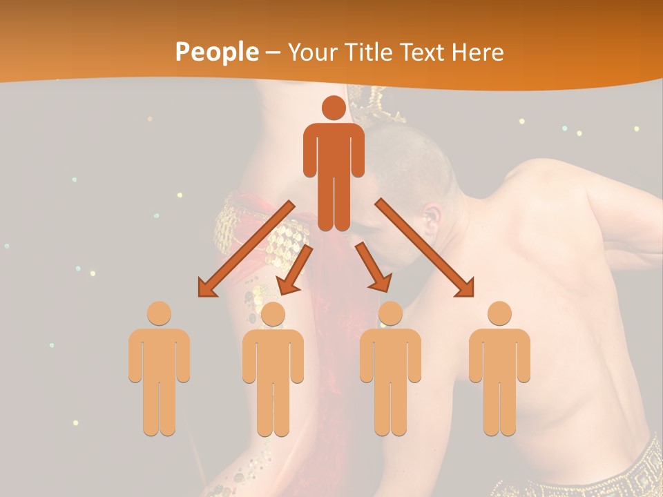 Sexy Lady Brunette PowerPoint Template