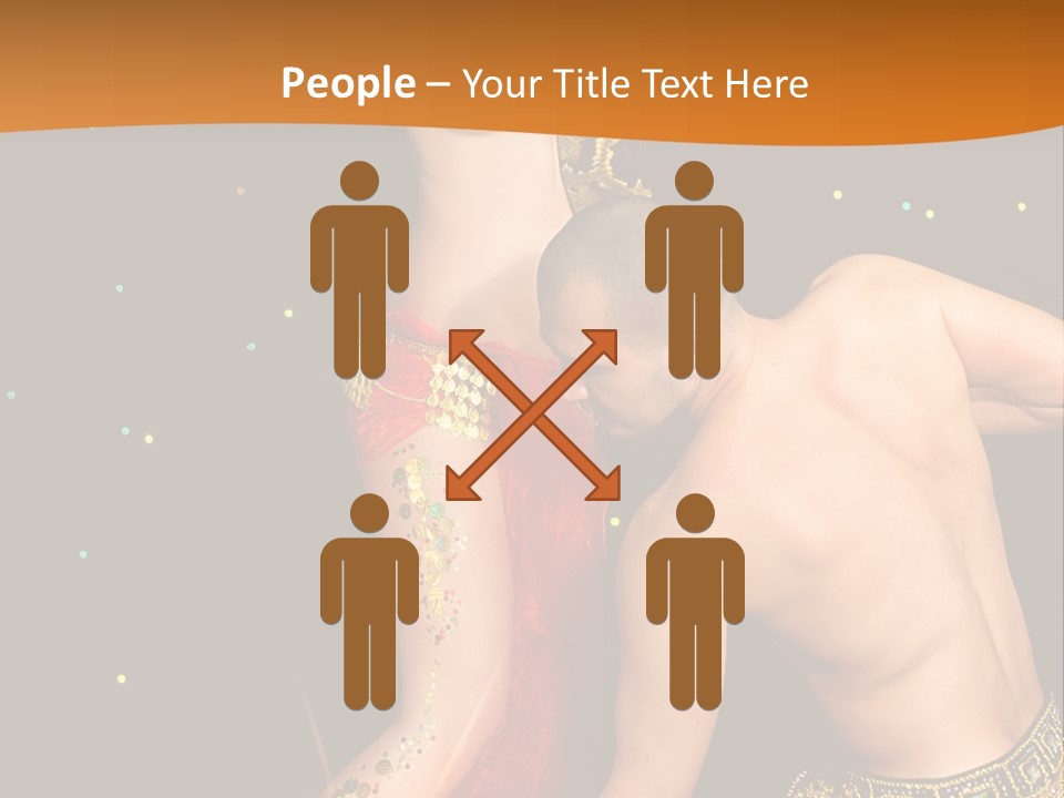 Sexy Lady Brunette PowerPoint Template