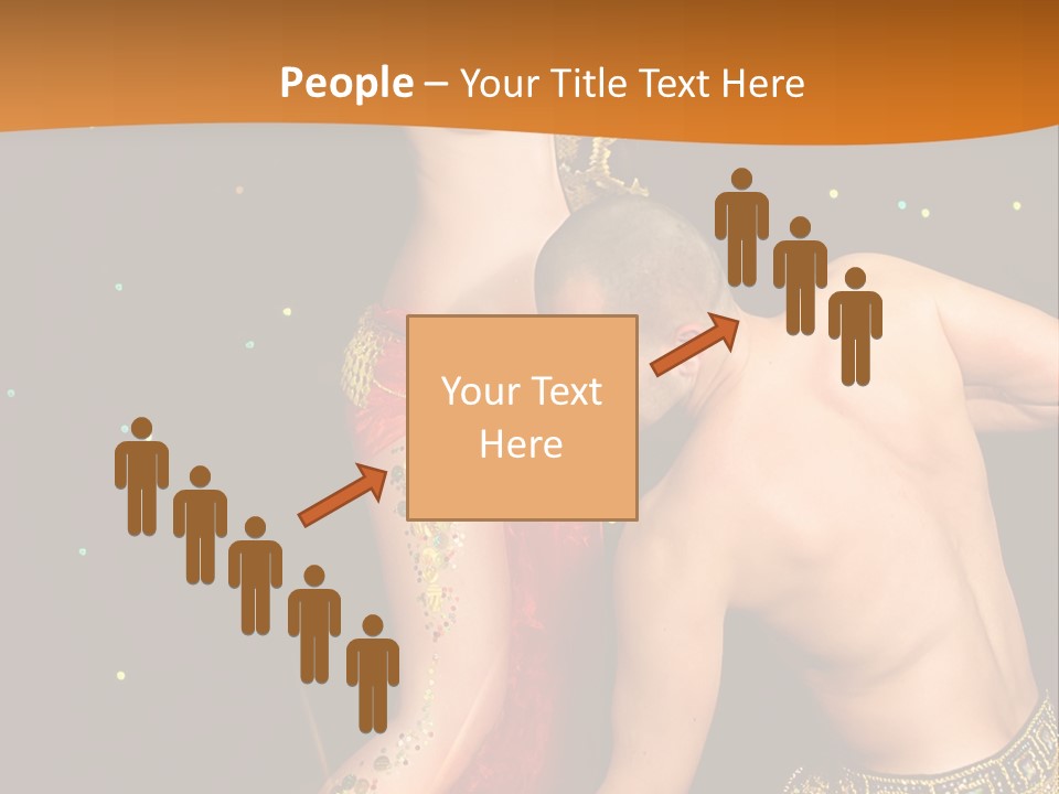 Sexy Lady Brunette PowerPoint Template