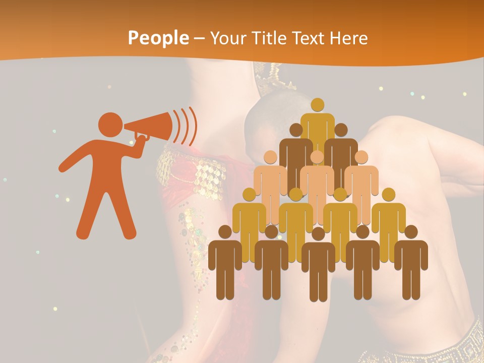 Sexy Lady Brunette PowerPoint Template