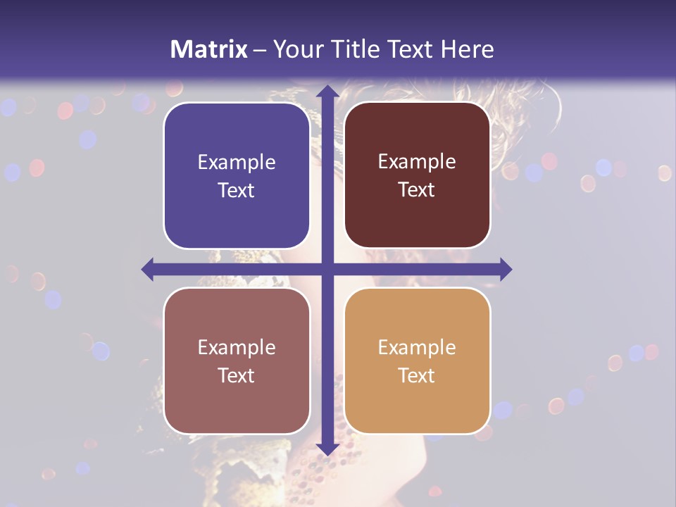 Skin Attractive Model PowerPoint Template