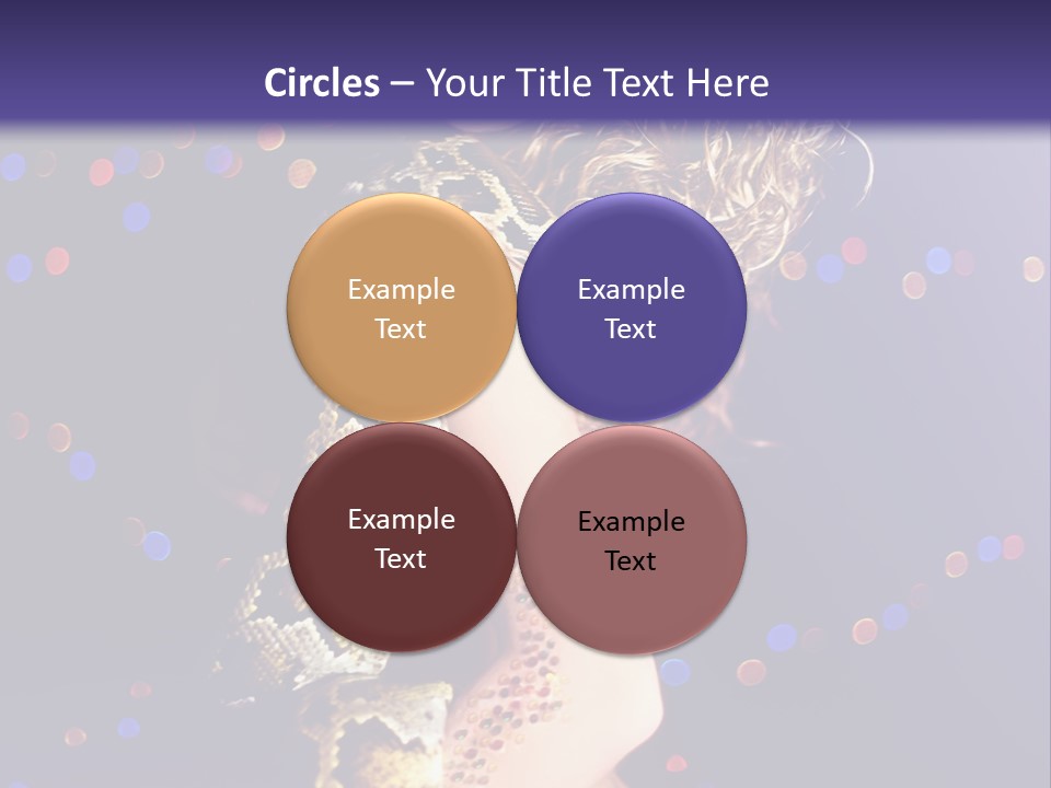 Skin Attractive Model PowerPoint Template