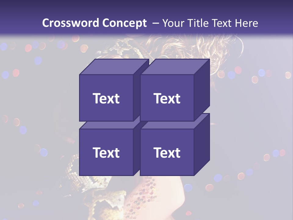 Skin Attractive Model PowerPoint Template
