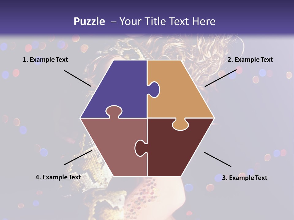 Skin Attractive Model PowerPoint Template