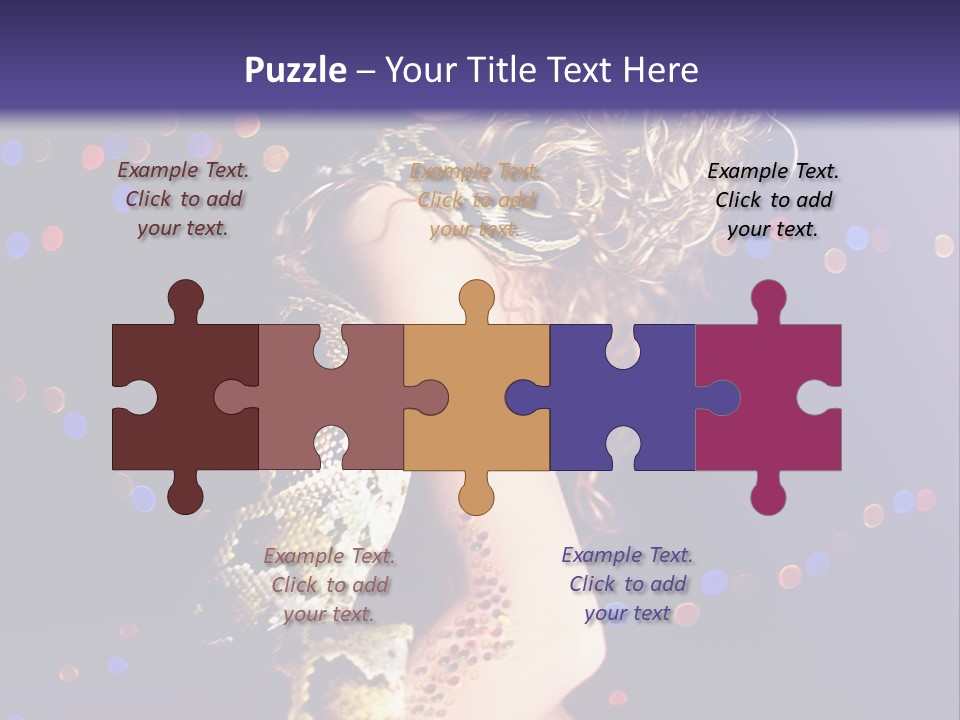 Skin Attractive Model PowerPoint Template