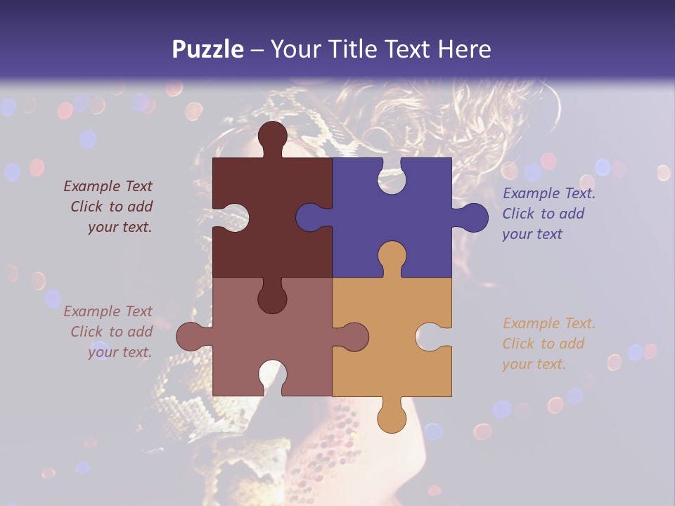 Skin Attractive Model PowerPoint Template