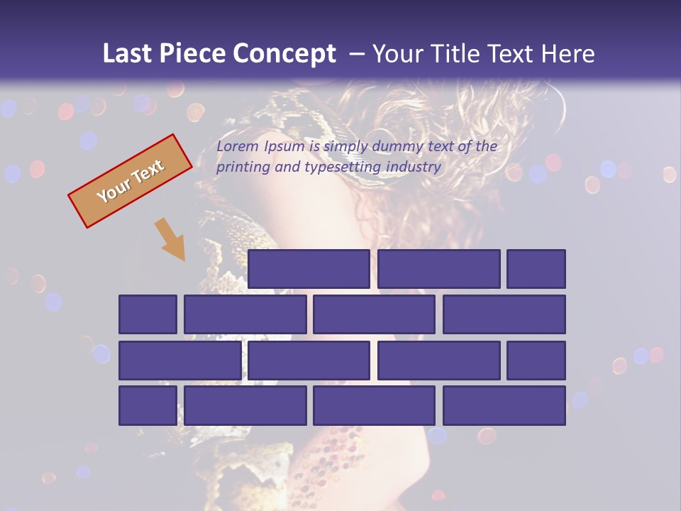 Skin Attractive Model PowerPoint Template