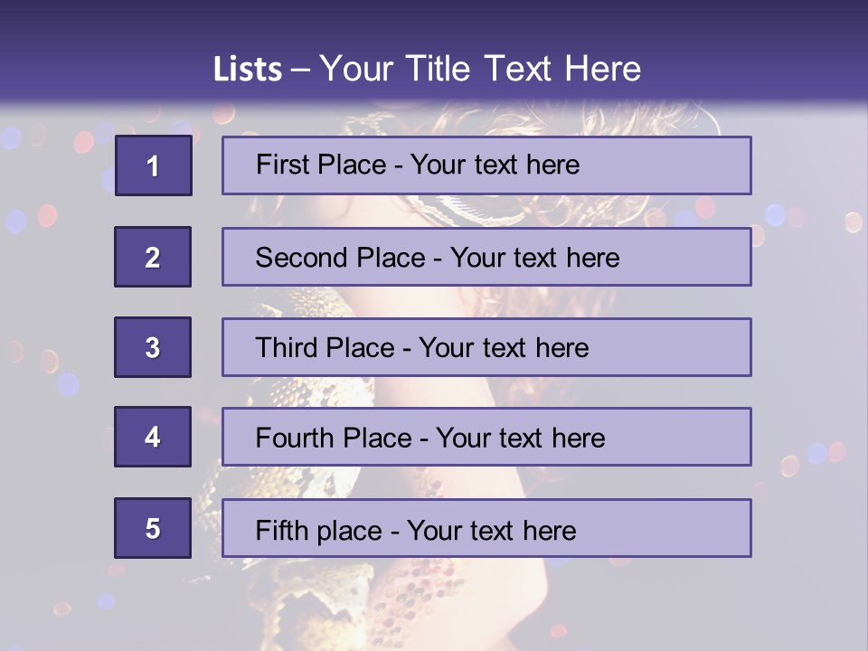 Skin Attractive Model PowerPoint Template