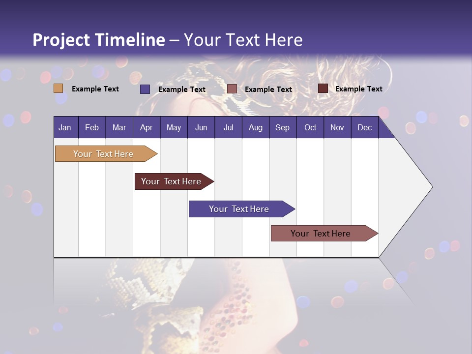 Skin Attractive Model PowerPoint Template