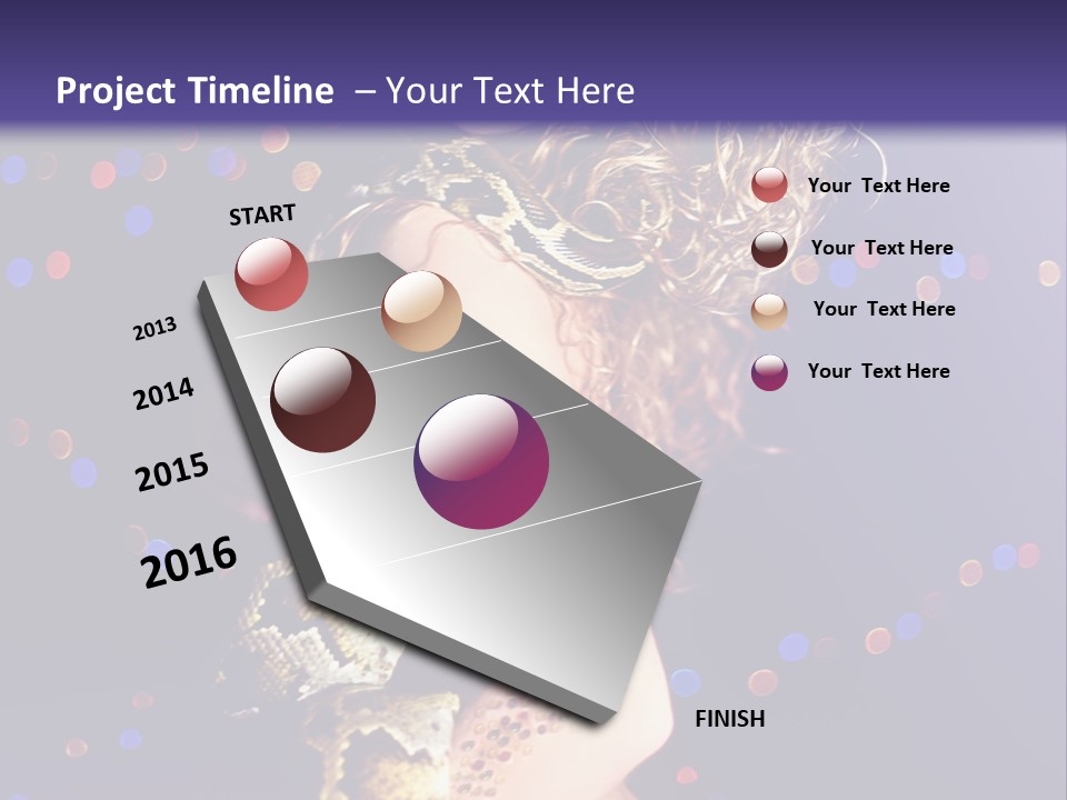 Skin Attractive Model PowerPoint Template