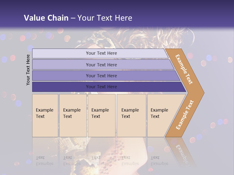 Skin Attractive Model PowerPoint Template