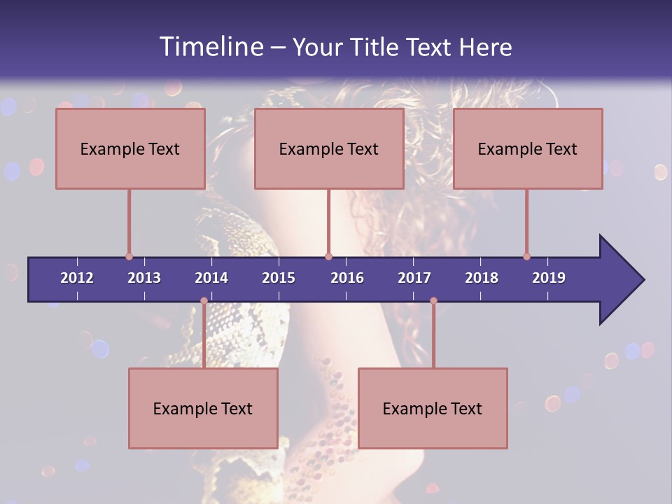 Skin Attractive Model PowerPoint Template