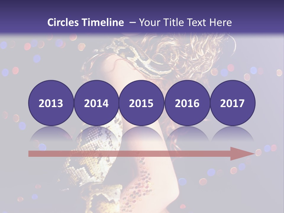 Skin Attractive Model PowerPoint Template