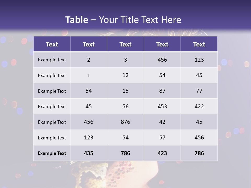 Skin Attractive Model PowerPoint Template