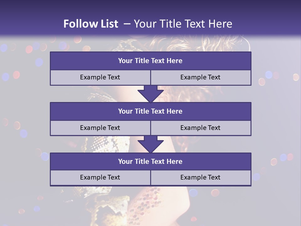 Skin Attractive Model PowerPoint Template