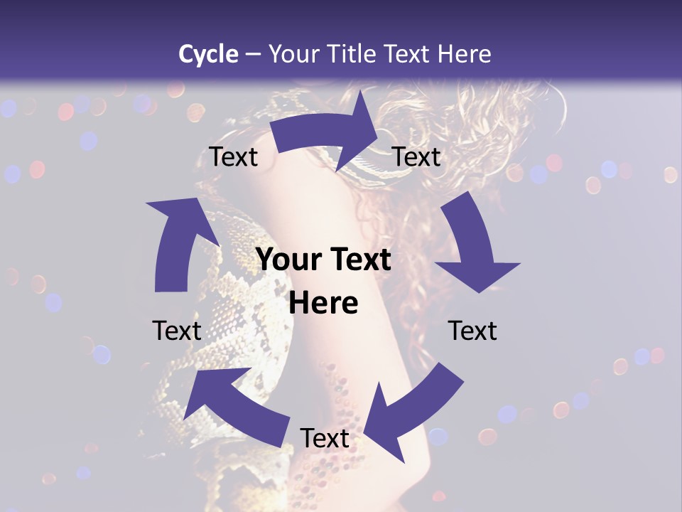 Skin Attractive Model PowerPoint Template