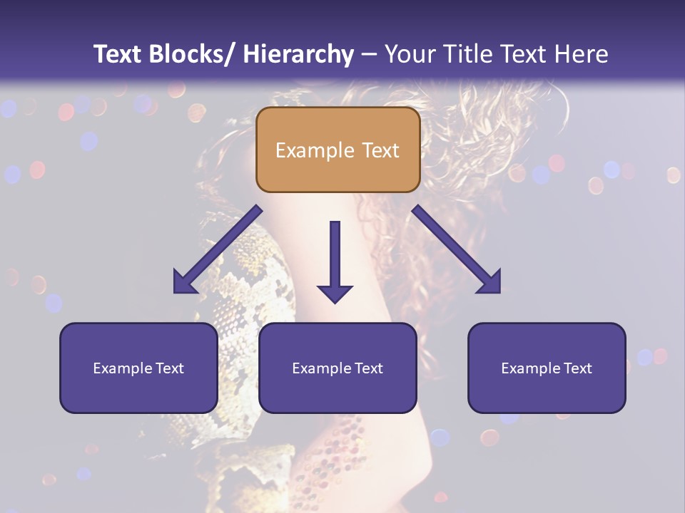 Skin Attractive Model PowerPoint Template