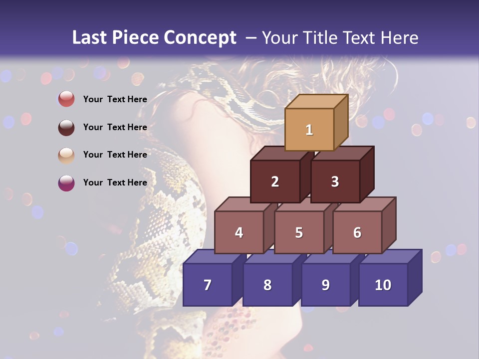 Skin Attractive Model PowerPoint Template