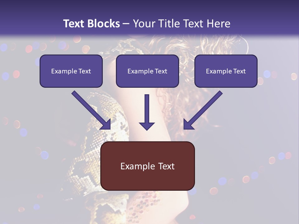 Skin Attractive Model PowerPoint Template