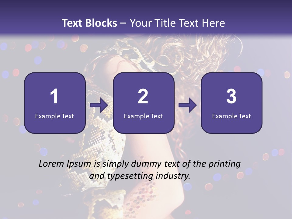 Skin Attractive Model PowerPoint Template