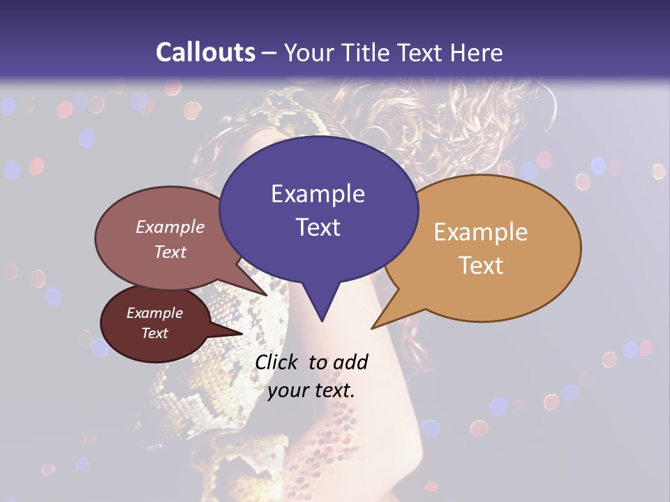 Skin Attractive Model PowerPoint Template