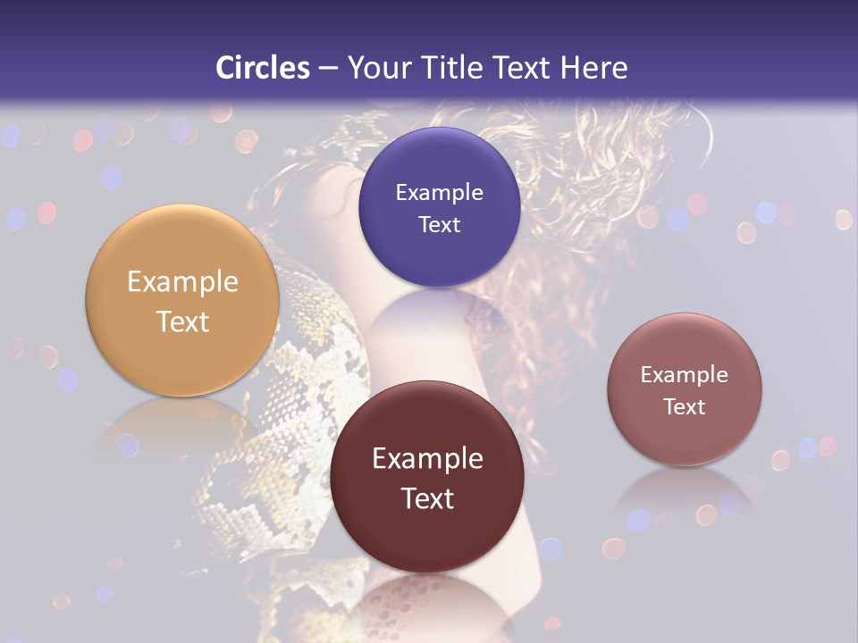 Skin Attractive Model PowerPoint Template