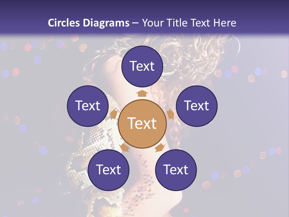 Skin Attractive Model PowerPoint Template