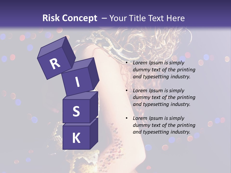 Skin Attractive Model PowerPoint Template