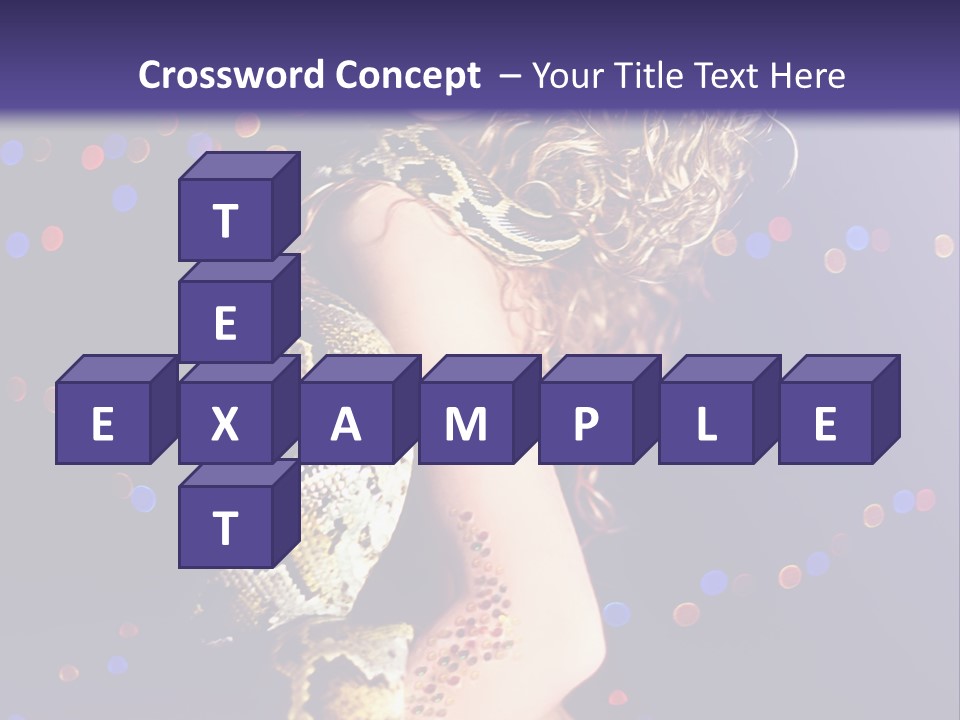 Skin Attractive Model PowerPoint Template