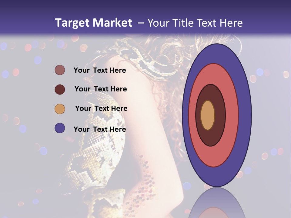 Skin Attractive Model PowerPoint Template