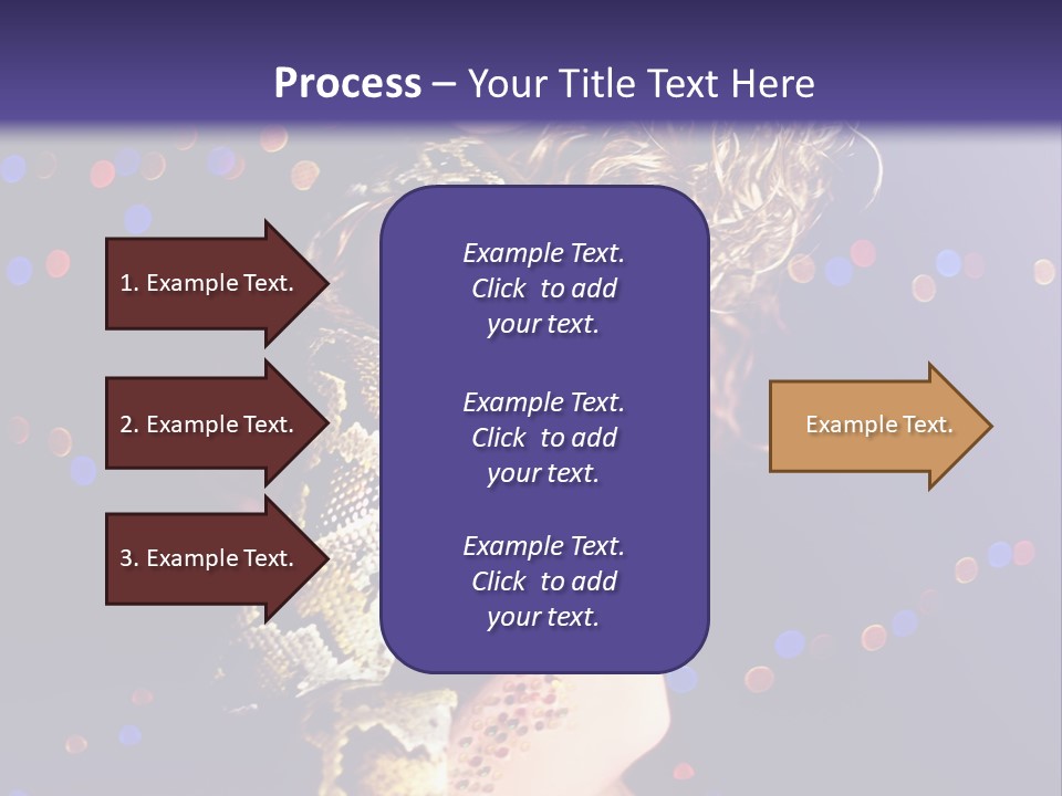 Skin Attractive Model PowerPoint Template