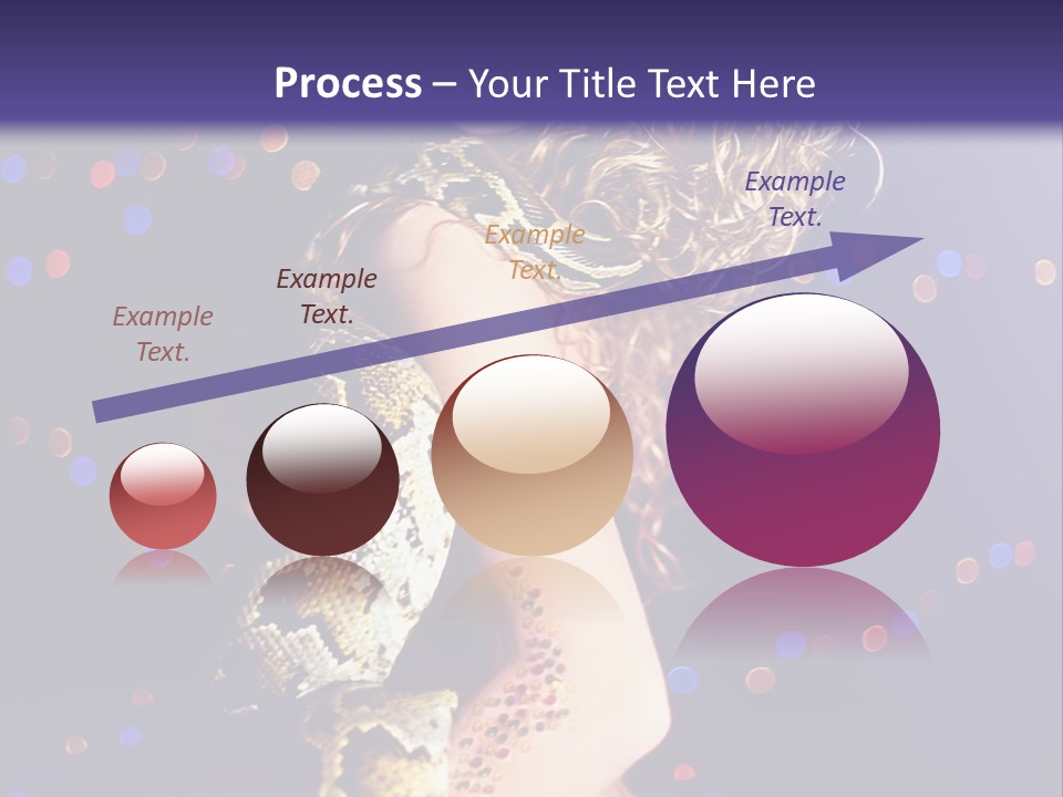 Skin Attractive Model PowerPoint Template