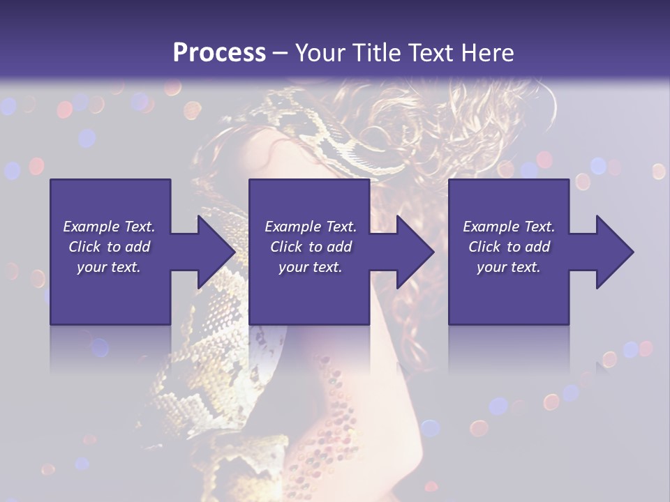 Skin Attractive Model PowerPoint Template