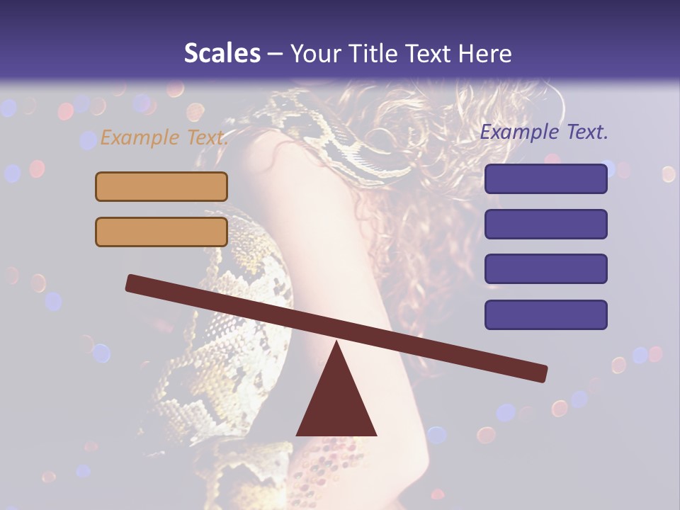 Skin Attractive Model PowerPoint Template