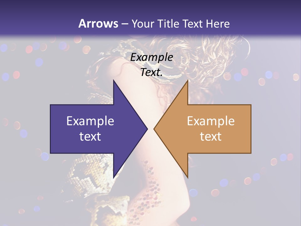 Skin Attractive Model PowerPoint Template